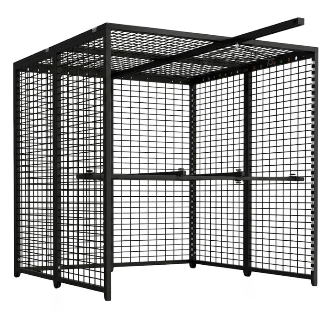 Gaiola de Habilidades 2x2x2m+Trilho de Marcha+Kit de Barras Paralelas - Image 2